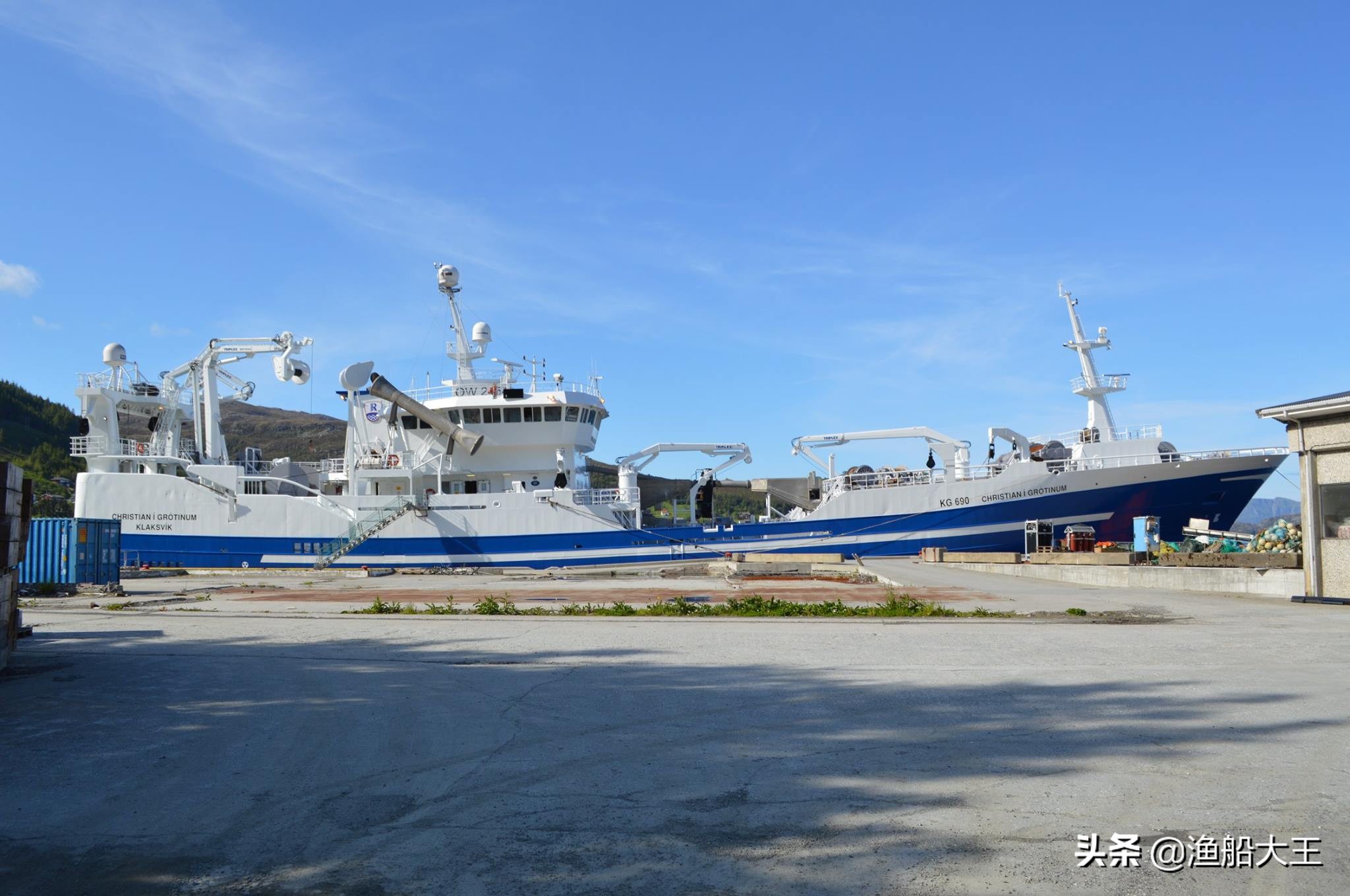北欧新型渔船建造,欧洲现代化大型远洋渔船