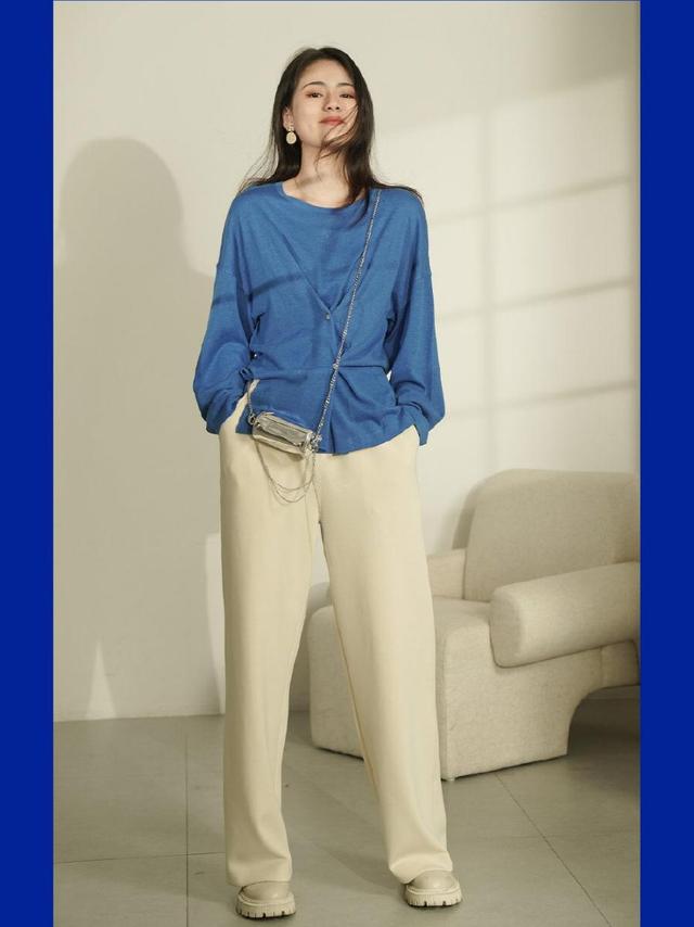 克莱因蓝色配色高级感,克莱因蓝到底有多显白