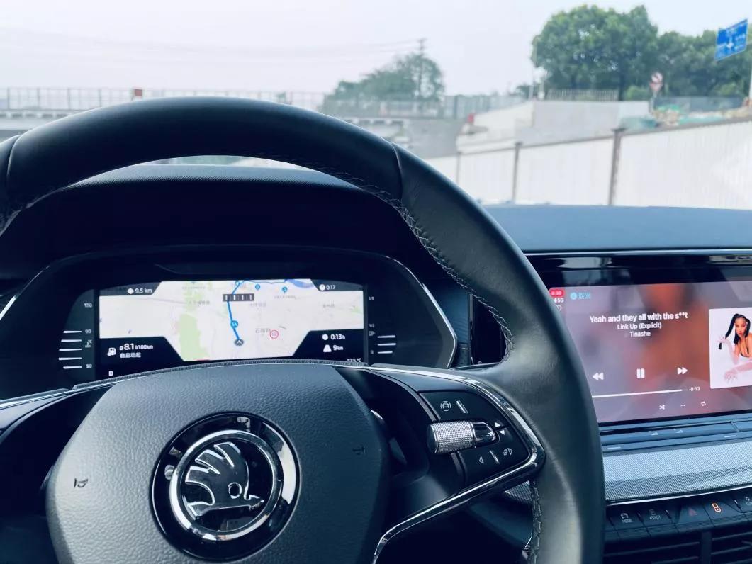 数字化轿车,斯柯达明锐pro360全景影像测试