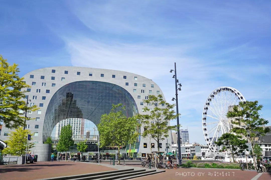 鹿特丹大厦侧面视角,鹿特丹奇异建筑