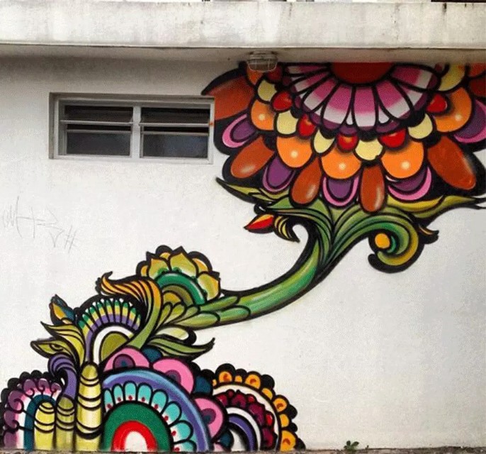 手绘墙绘必看,简单手绘墙绘