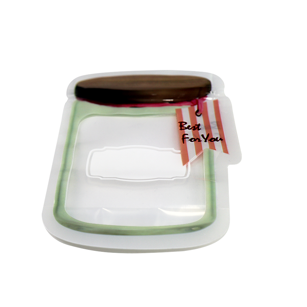 梅森罐造型密封袋,梅森罐硅胶袋