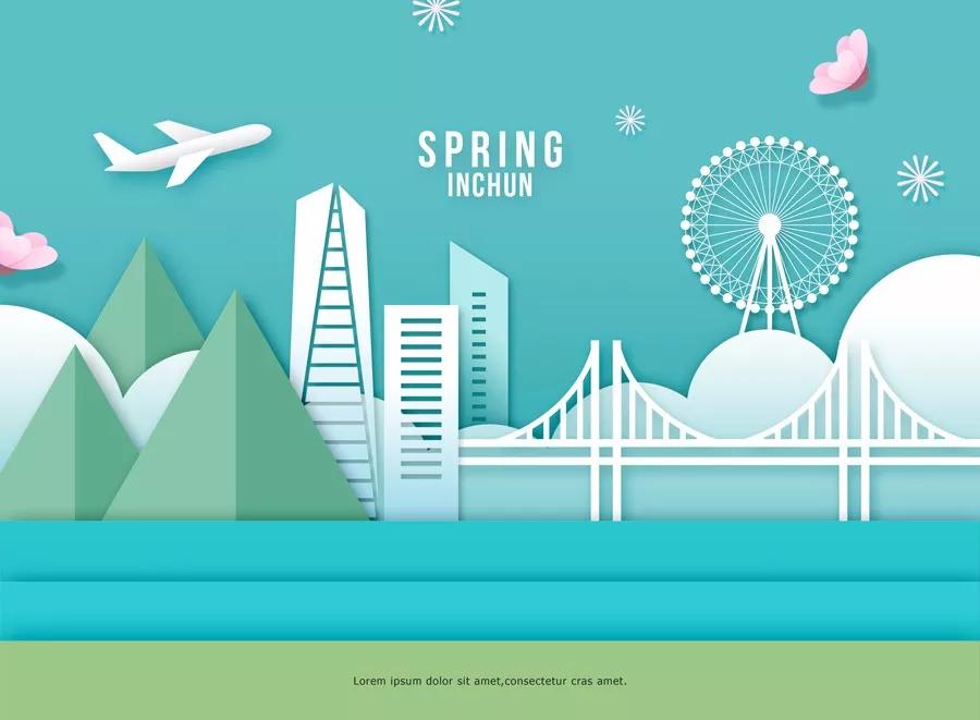 复古海报免费psd素材,免费开年海报psd素材