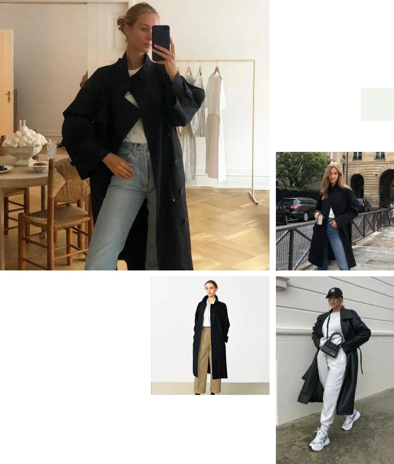 风衣10套穿搭,永不过时的风衣搭配图