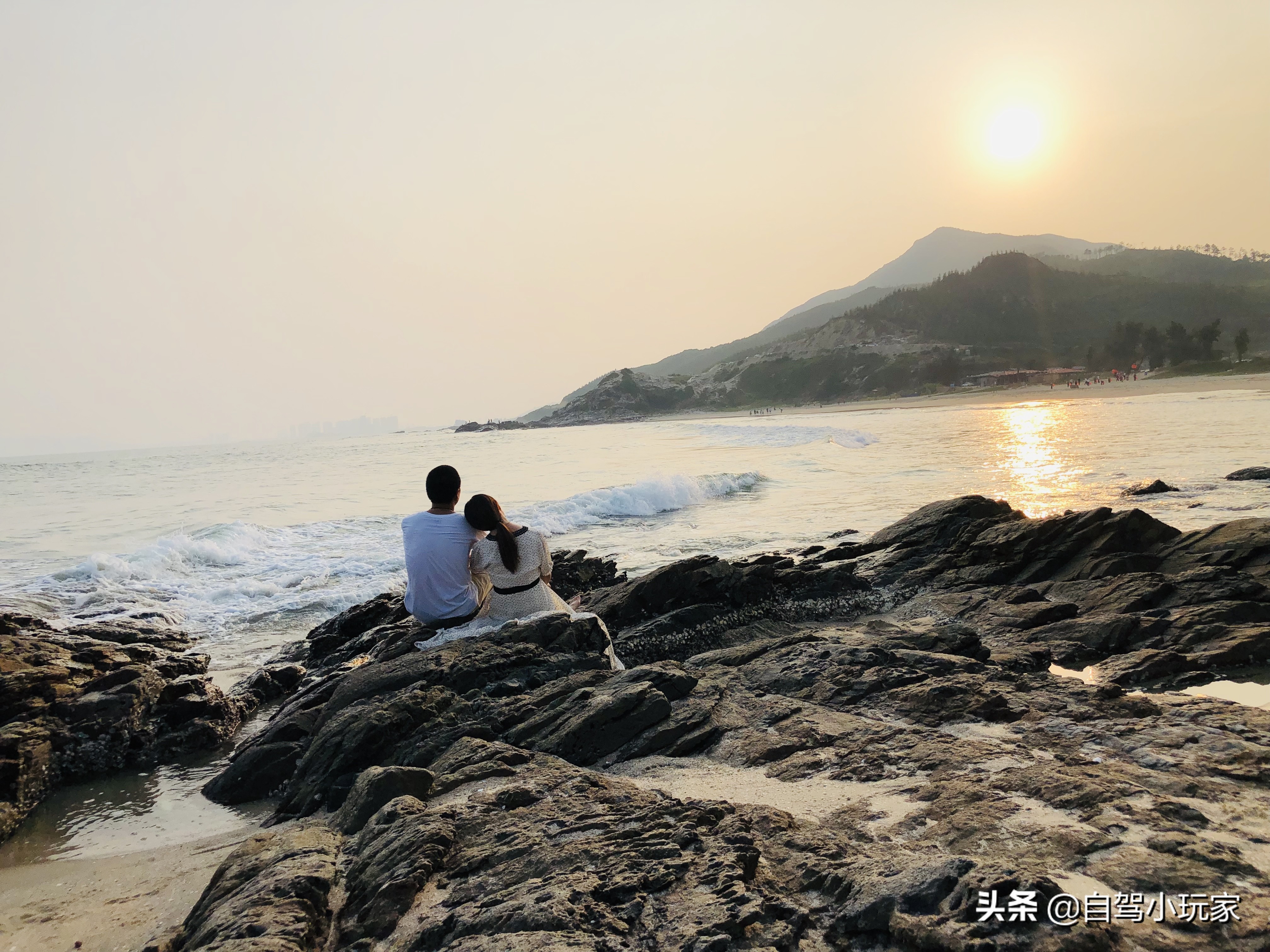 惠州最美礁石海滩,惠州最干净的沙滩推荐