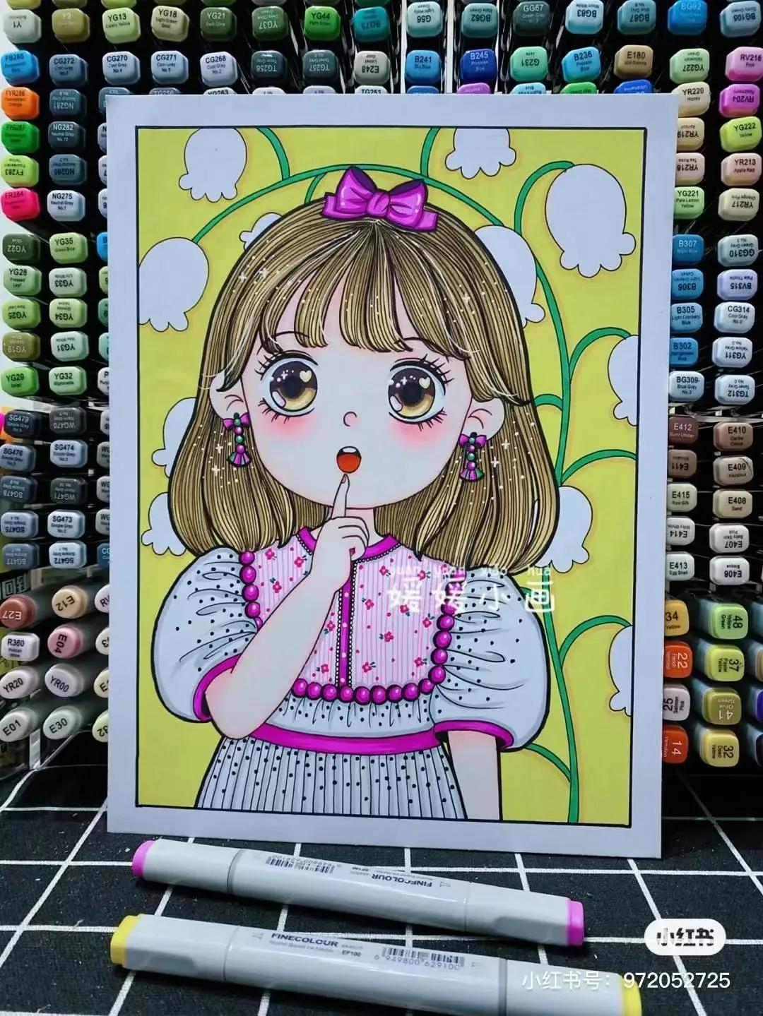 黑白线描画装饰画很简单,创意黑白线描装饰画100幅教程