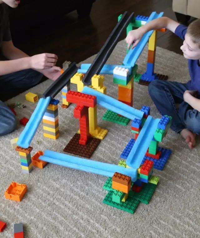 低结构乐高创意玩法,幼儿搭建乐高创意玩法