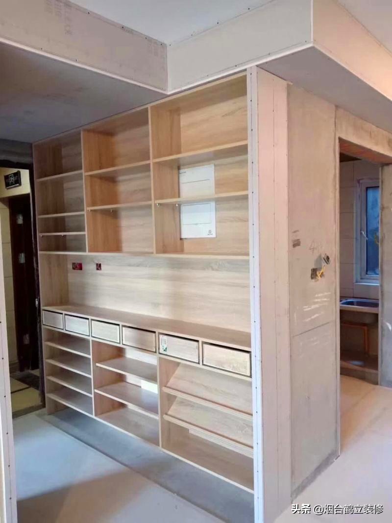 木工打造书桌效果图,自制梳妆台书桌一体