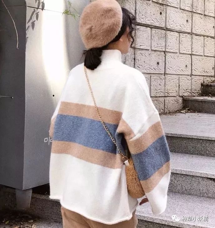 秋季必备软糯条纹毛衣超舒服,秋冬款必备毛衣视频