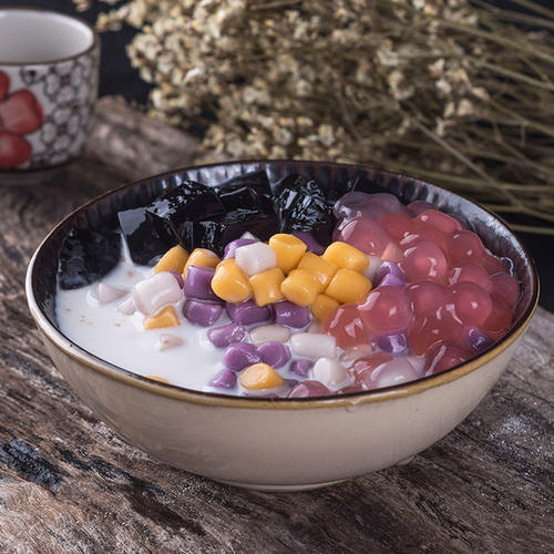 台湾美食芋圆手工黏土,台湾芋圆的做法大全