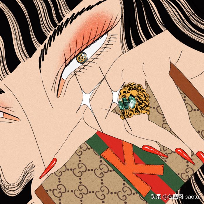 gucci插画师 (被gucci 聘为御用插画师)