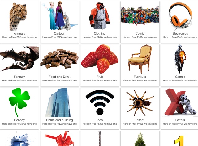 嫌抠图麻烦？这个网站免费给你45000张PNG透明背景图！