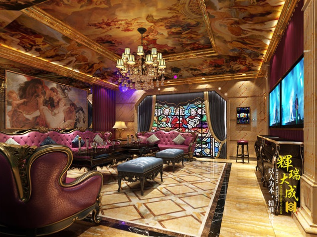 藏西ktv,辉瑞大成娱乐空间ktv设计
