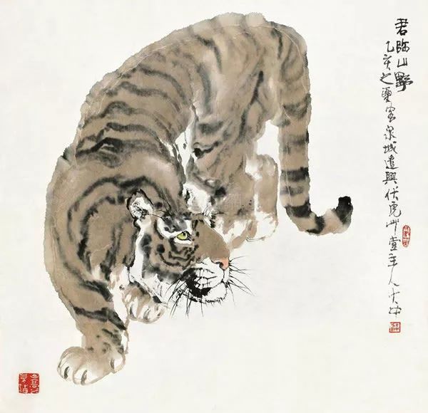 他笔下的虎充满了人的柔情与善意
