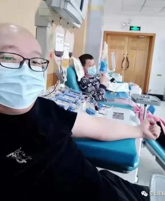 珲春好兄弟钟声海为陌生兄弟捐献两个疗程的O型血小板