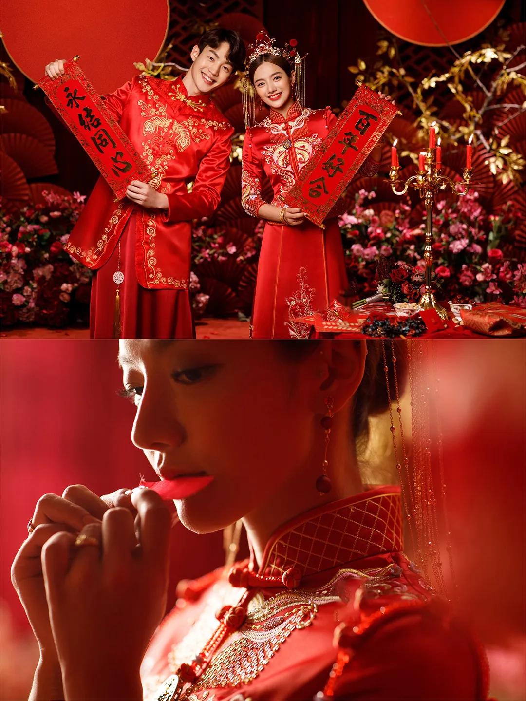 室内婚纱摄影风格推荐,新中式国风婚纱照推荐