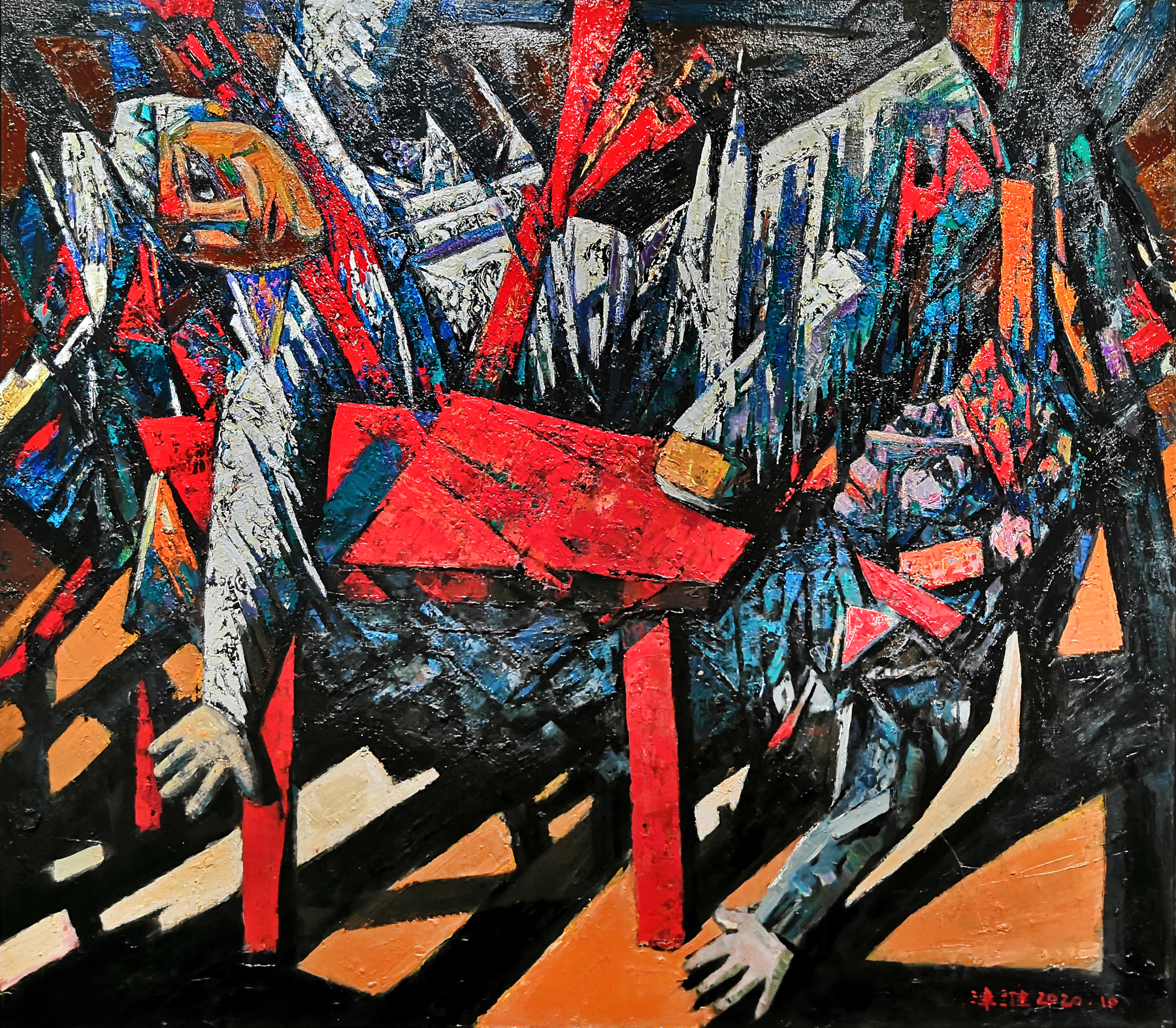 礼赞建党百年讴歌时代精神绘画,不忘初心逐梦前行建党100周年绘画