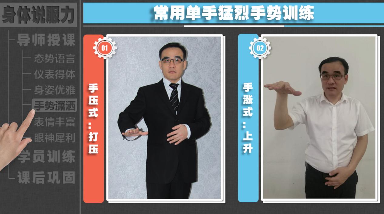 演讲要做的手势,要想讲话管用必须自己有实力