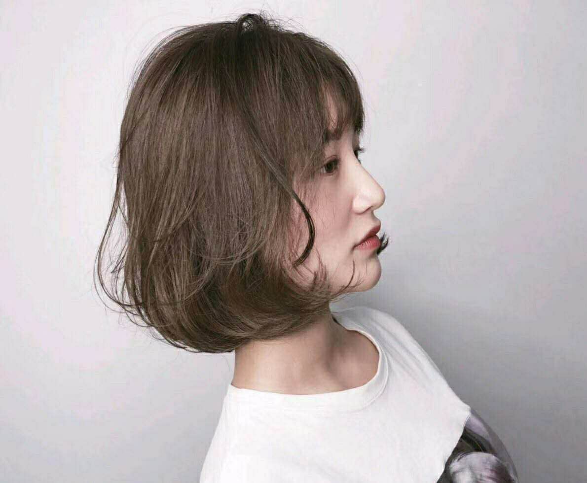 适合大脸头发少的中短发发型,适合发量少的发型短发日系