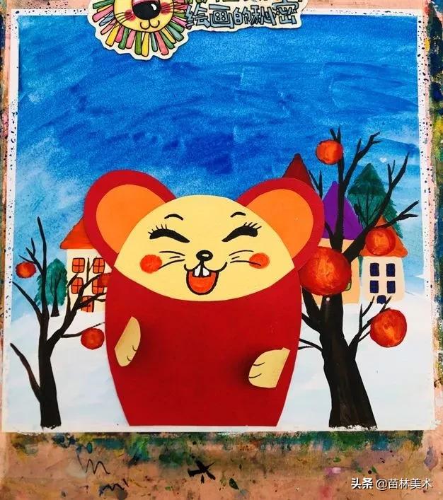 以春节为主题的儿童画简笔画,2022年元旦和春节主题儿童画素材