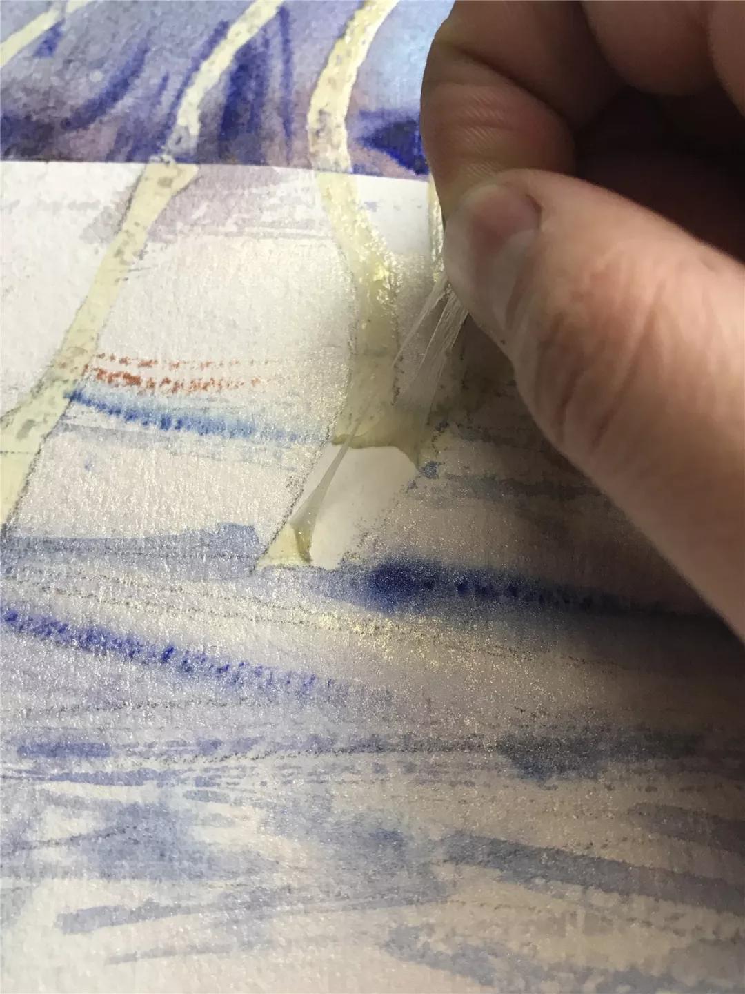 100幅风景写生水粉画教程,如何画雪景图水彩画教程