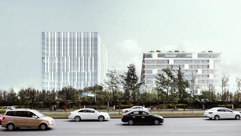 成都新总部大楼设计,成都基准方中建设计有限公司