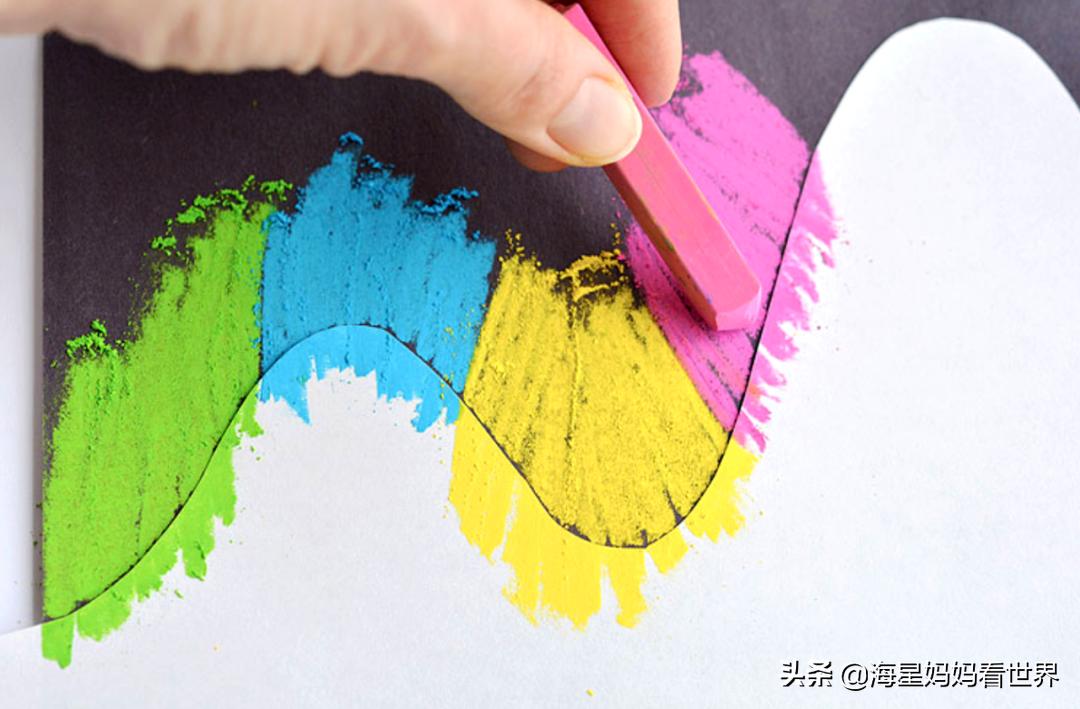 蜡笔油画棒画法,超简单的油画蜡笔素材教程