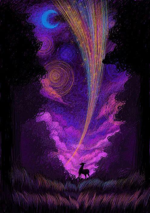 描摹梦境的魔术师,靠画“圈圈”火遍全网