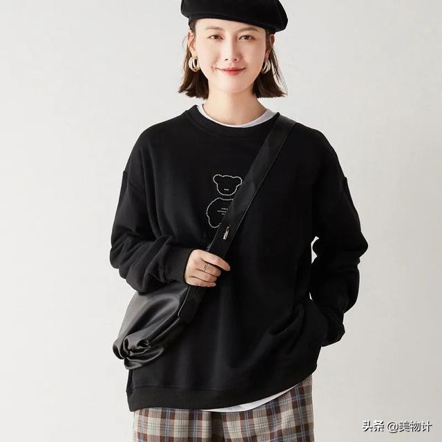 早秋洋气卫衣,适合深秋的卫衣