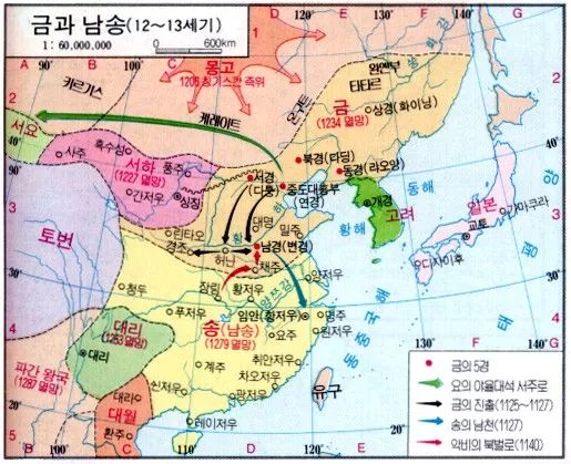 100幅中国历史图,中国韩国地图高清版大图
