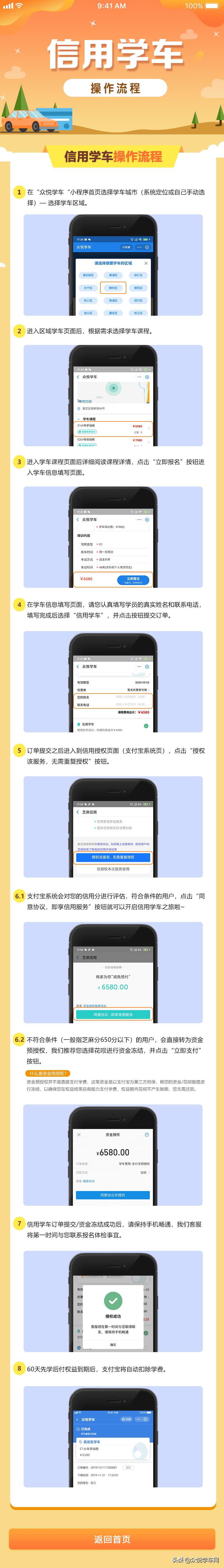 信用学车新模式,信用驾校
