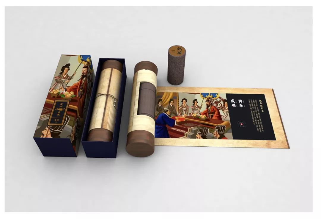 国潮风产品包装设计,极简主义国潮风包装