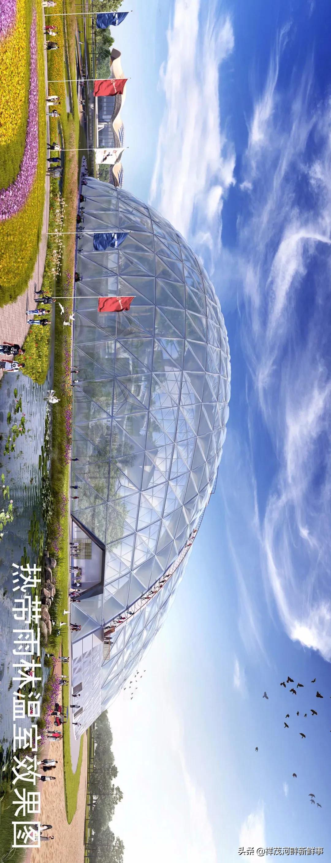 东方伊甸园建成效果,东方伊甸园鸟瞰图