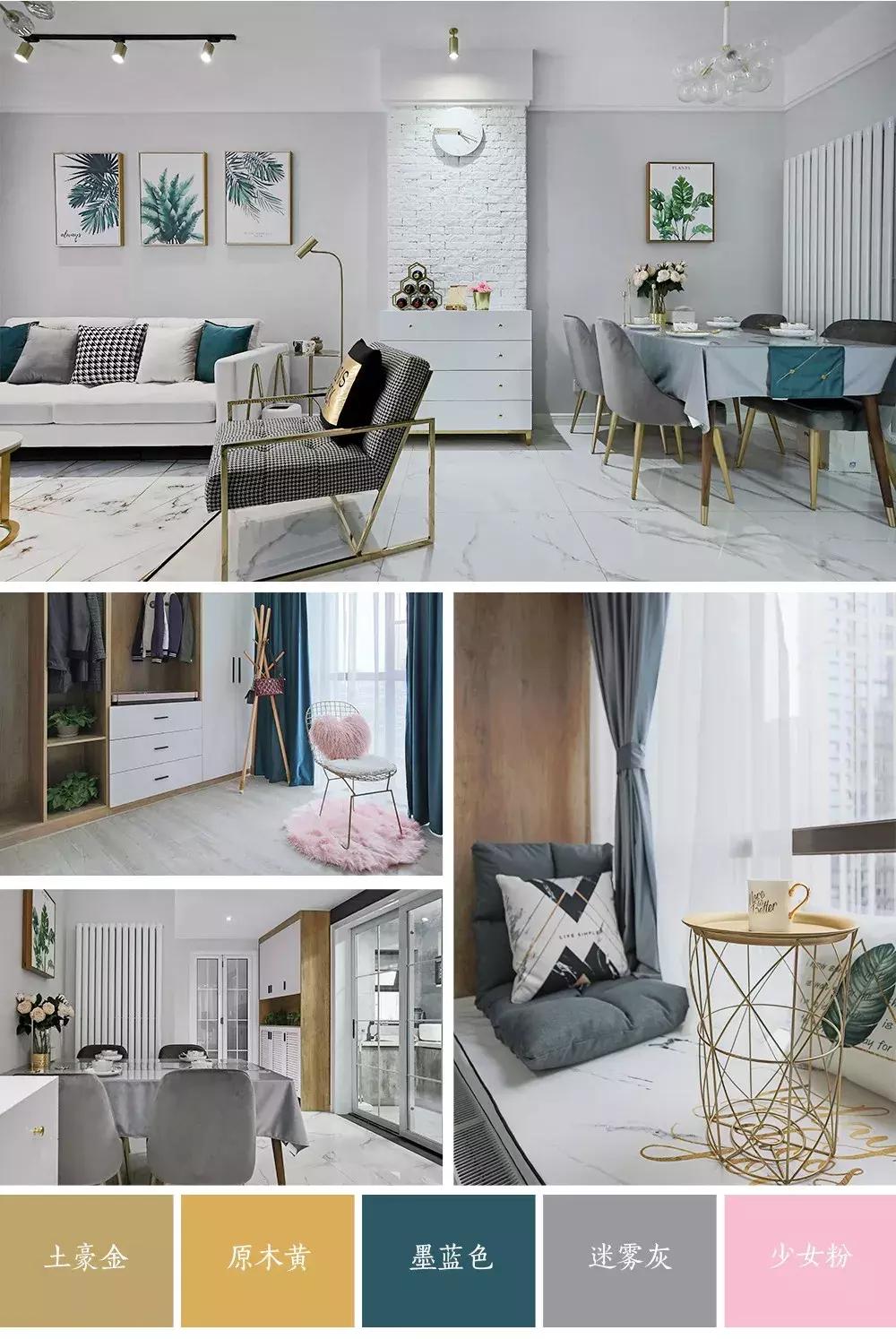 120平带露台三室两厅两卫一厨,92平米三室两厅二卫带大露台