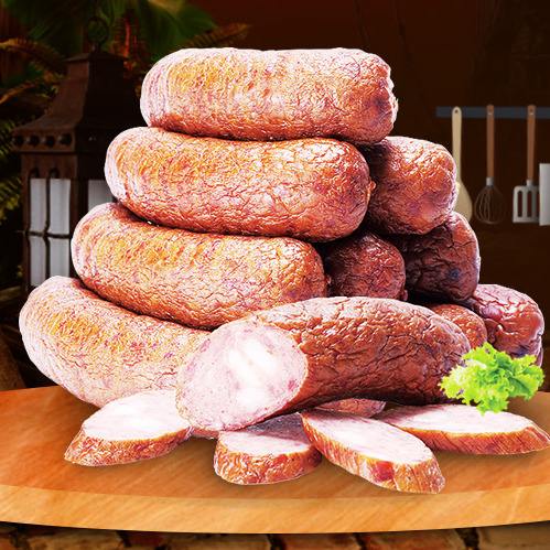 东北厨子大鹏哈尔滨红肠,东北特产俄罗斯风味红肠