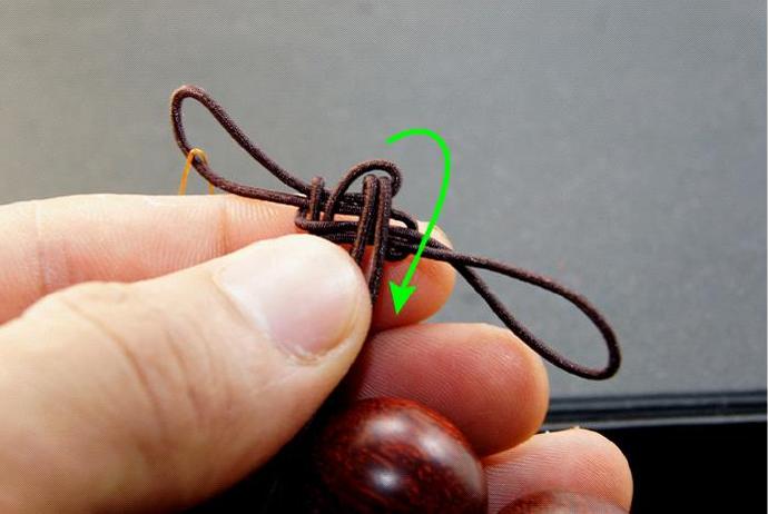 佛珠手串带三通打结方法,12颗佛珠穿法没有三通如何收尾