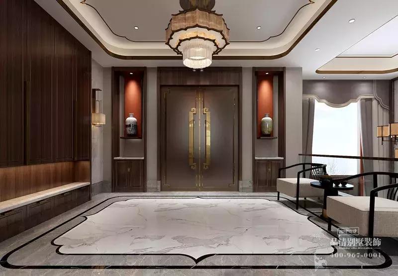 常州别墅装修|东方深沉韵味,幽幽新中式风