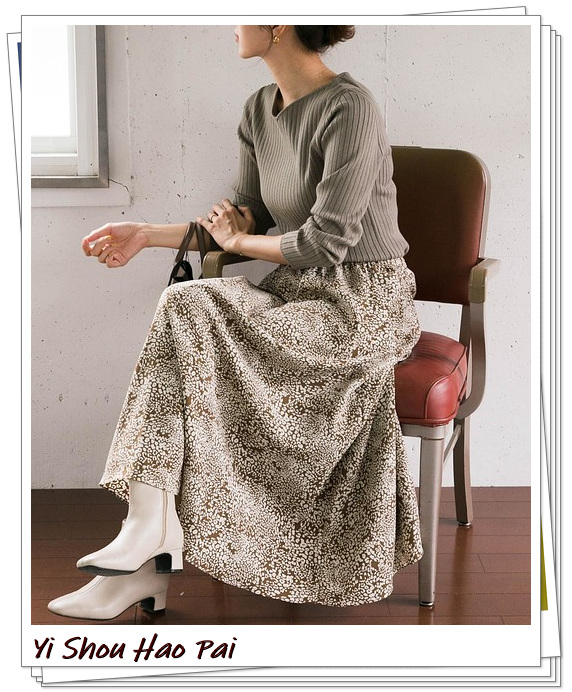 新款豹纹半身裙的搭配,豹纹半身裙穿搭春