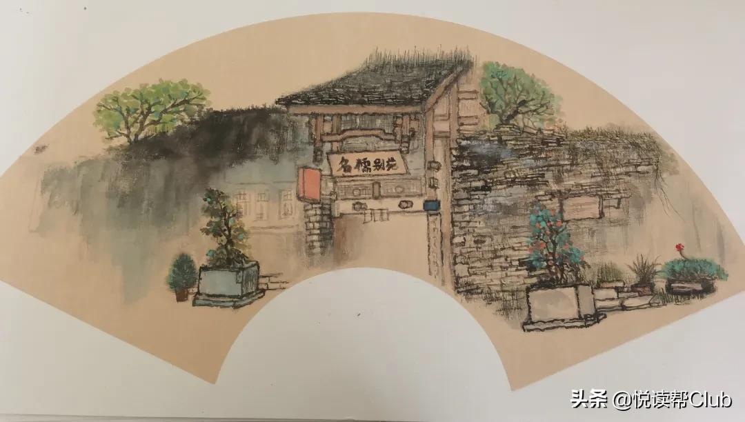 画家笔下的偏岩古镇,一位画家笔下的美丽乡愁