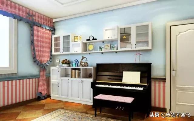 儿童房钢琴摆放效果图,卧室钢琴摆放效果图
