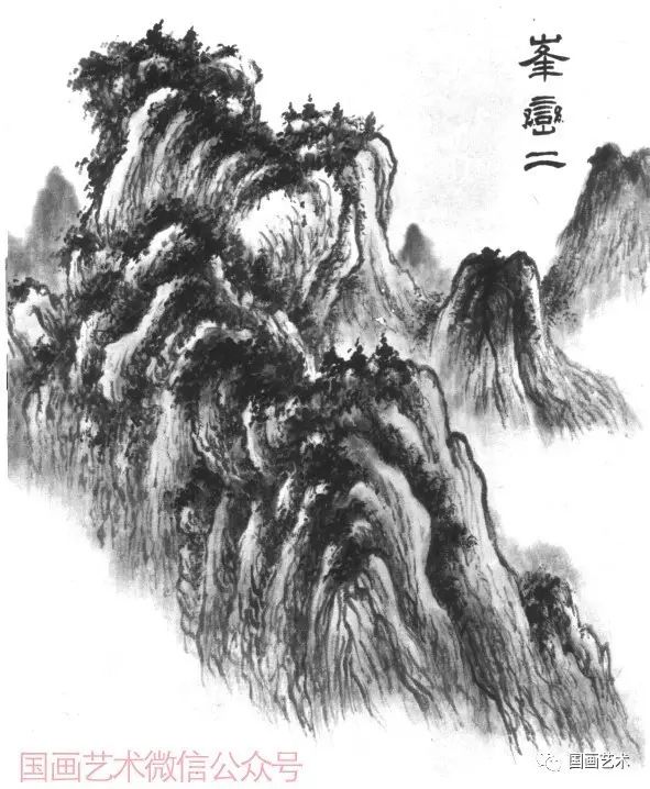 山水画基础技法分享,师恩钊泼墨山水画技法视频