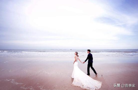 清新唯美的婚纱照简单才最美,青岛春天外景婚纱照