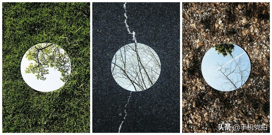 拍照用小镜子,拍照带夹子的镜子