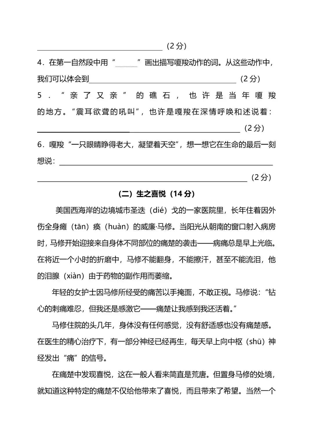 小学六年级数学期末试卷,六年级期末测试卷2022年答案