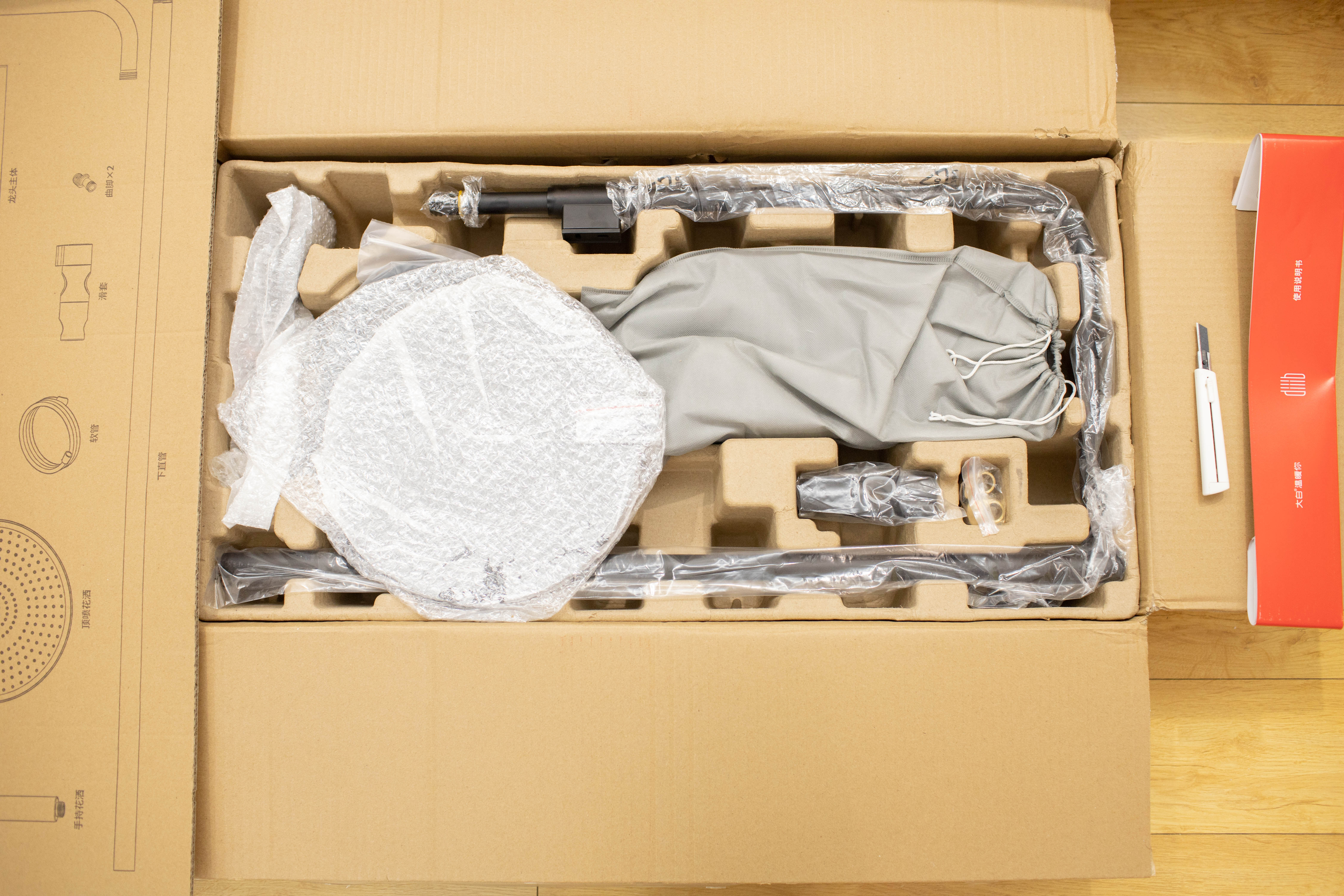 大白霸王灰淋浴花洒测评,大白皓月淋浴花洒评测