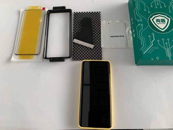 华为p50pro原装手机膜是什么膜,华为p50pro全胶钢化膜贴膜教程