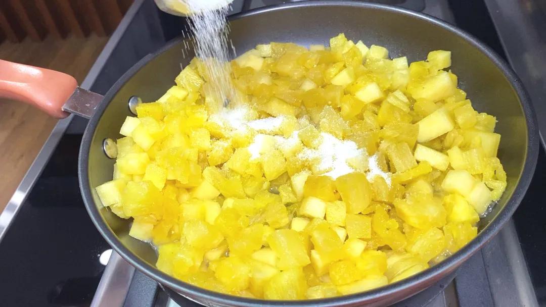 用蛋挞皮怎么做菠萝派视频,菠萝派蛋挞皮用空气炸锅做法