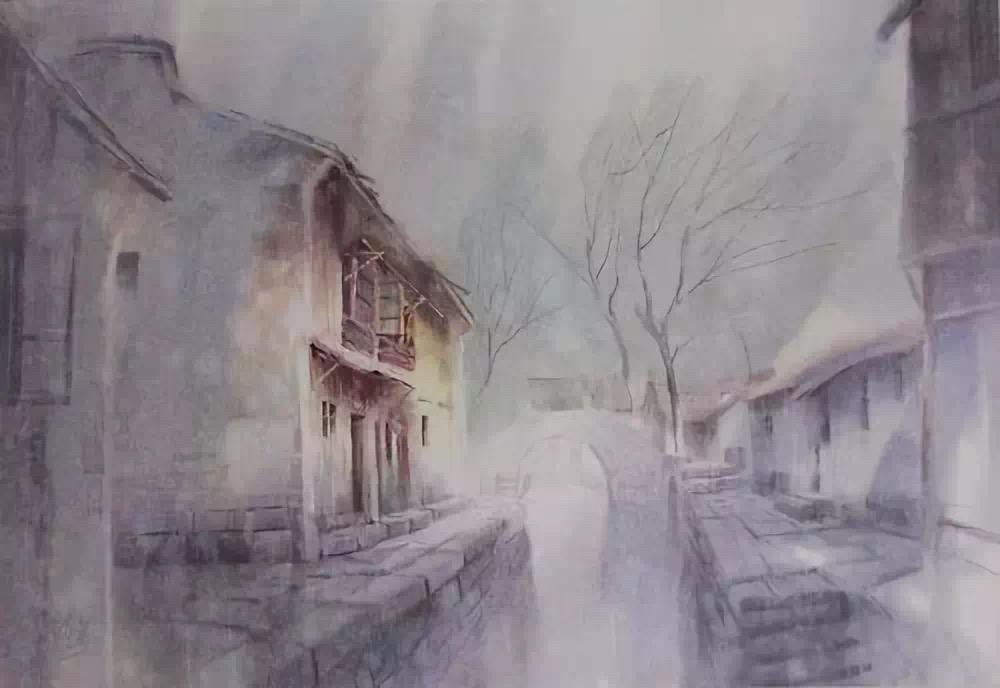 宁波著名水彩画家孙宁,孙宁水彩100幅欣赏