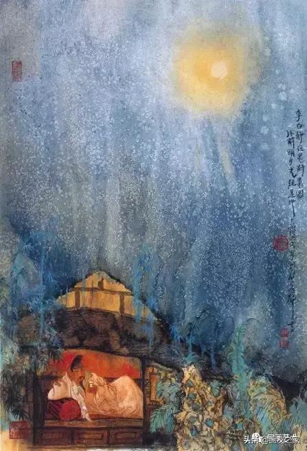 经典古诗词国画好看,当唐诗遇上国画