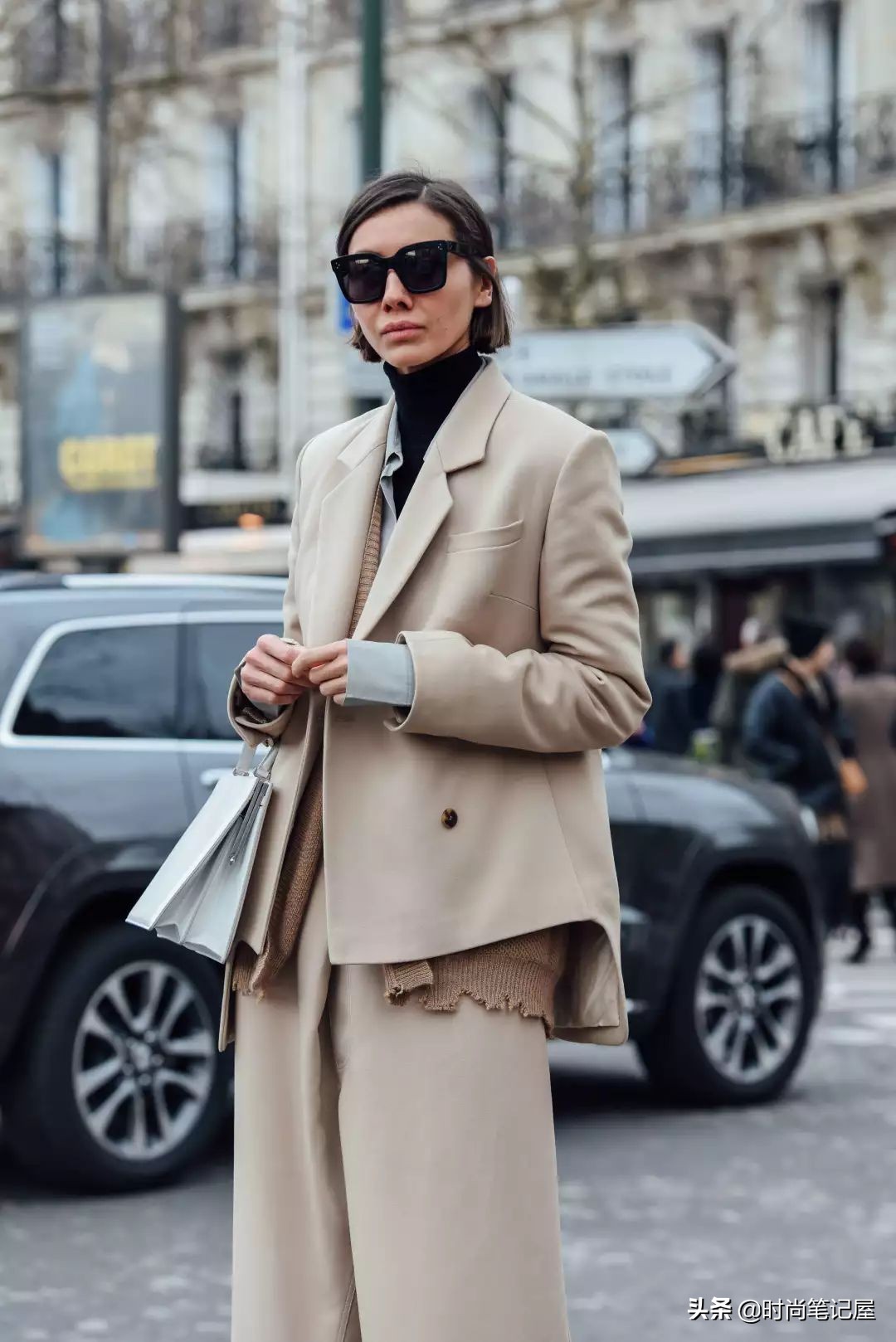 爆款撞色慵懒风毛衣穿搭,毛衣衬衫外套长款慵懒风穿搭